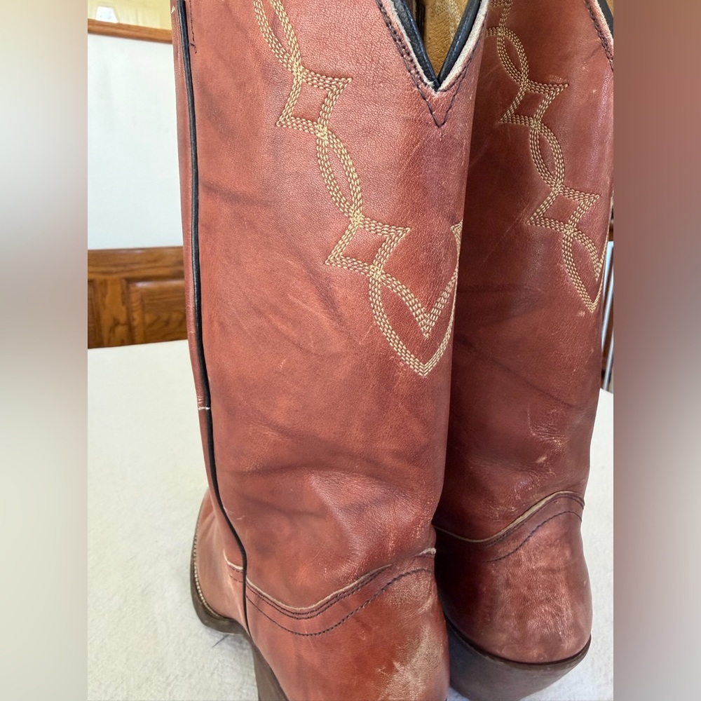 Vintage Abilene Cowgirl Boot Size 7.5 made in USA - Picture 10 of 14
